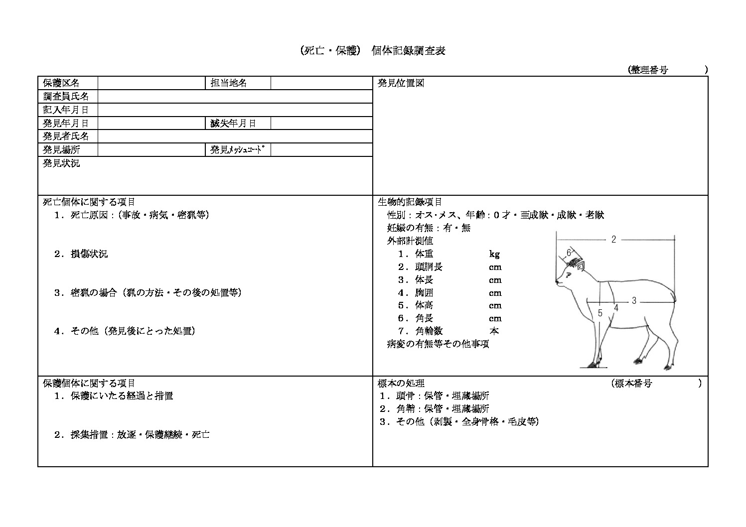 カモシカのサムネイル